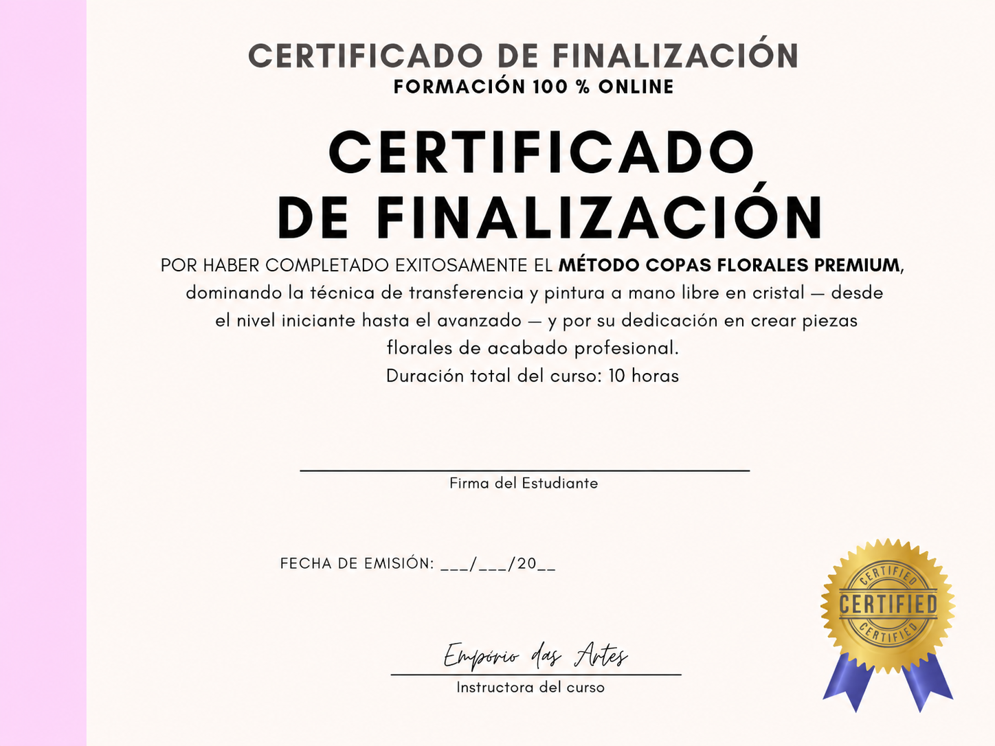 Certificado de Finalización